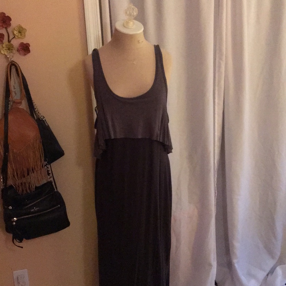 Free people beach Maxi gray size M